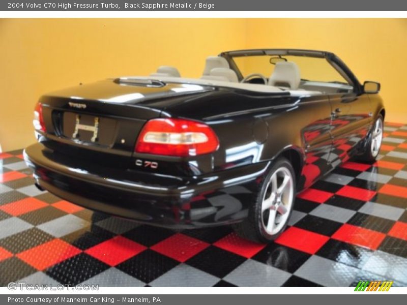 Black Sapphire Metallic / Beige 2004 Volvo C70 High Pressure Turbo