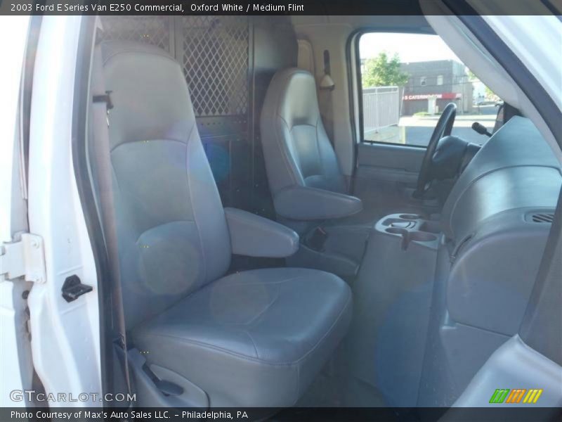 Oxford White / Medium Flint 2003 Ford E Series Van E250 Commercial