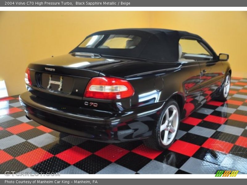 Black Sapphire Metallic / Beige 2004 Volvo C70 High Pressure Turbo