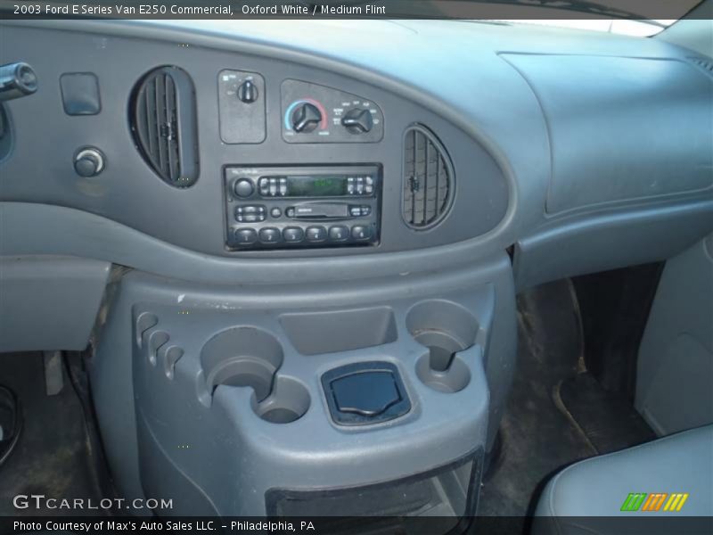Oxford White / Medium Flint 2003 Ford E Series Van E250 Commercial