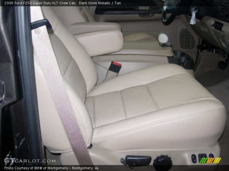 Dark Stone Metallic / Tan 2006 Ford F250 Super Duty XLT Crew Cab
