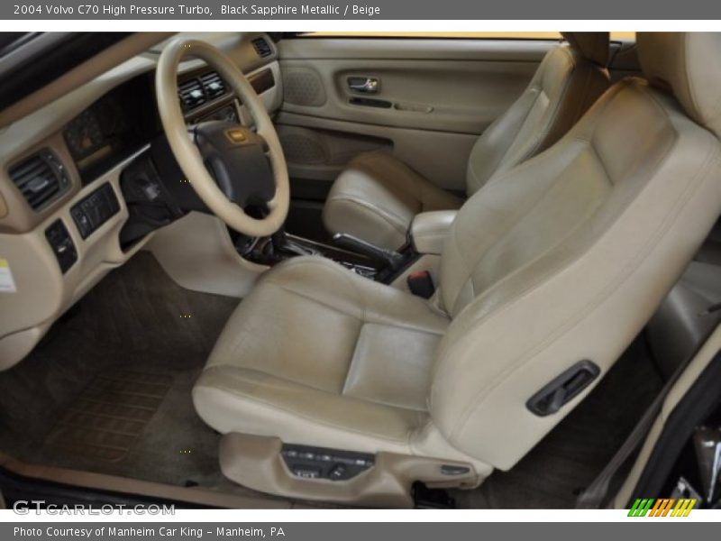 Black Sapphire Metallic / Beige 2004 Volvo C70 High Pressure Turbo