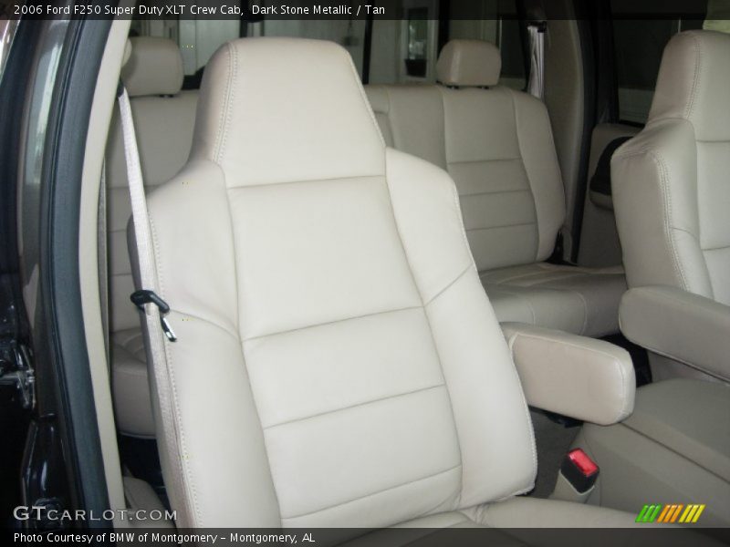 Dark Stone Metallic / Tan 2006 Ford F250 Super Duty XLT Crew Cab