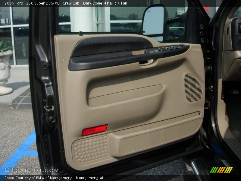 Dark Stone Metallic / Tan 2006 Ford F250 Super Duty XLT Crew Cab
