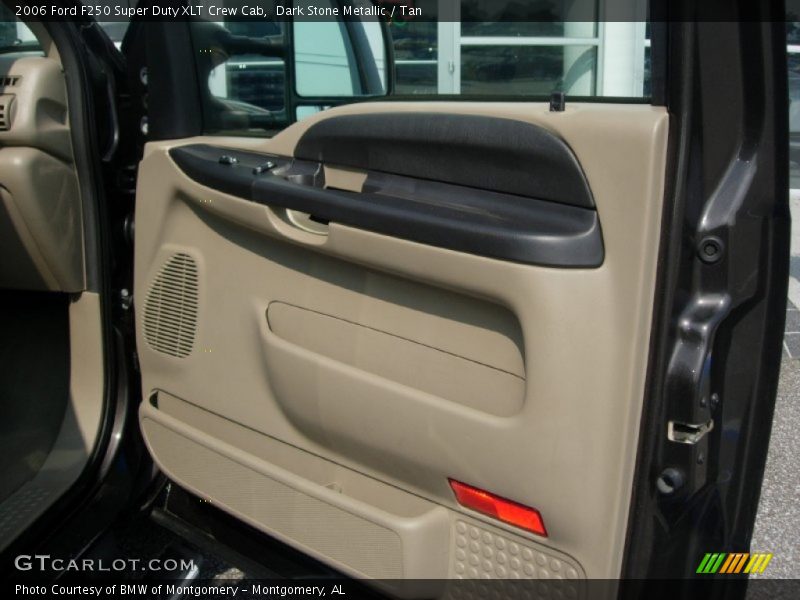 Dark Stone Metallic / Tan 2006 Ford F250 Super Duty XLT Crew Cab