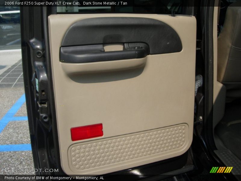 Dark Stone Metallic / Tan 2006 Ford F250 Super Duty XLT Crew Cab