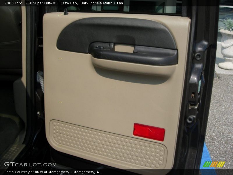 Dark Stone Metallic / Tan 2006 Ford F250 Super Duty XLT Crew Cab