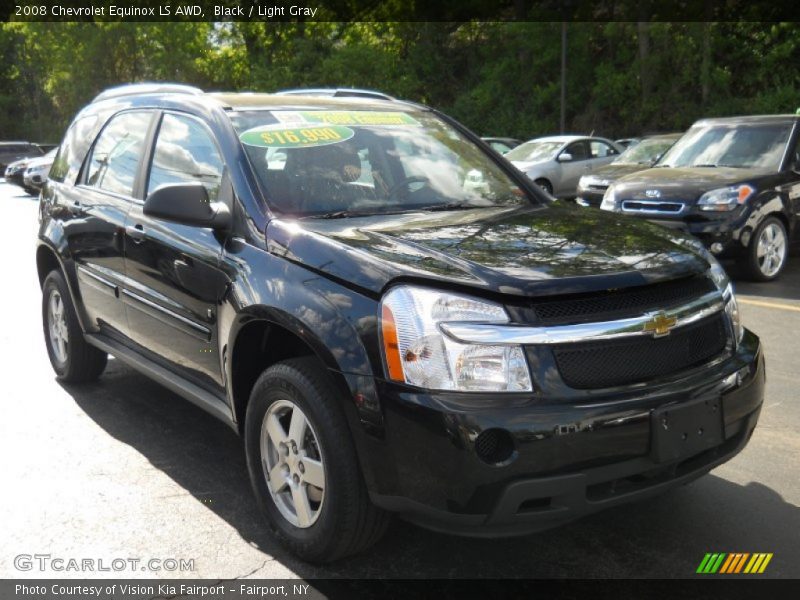 Black / Light Gray 2008 Chevrolet Equinox LS AWD