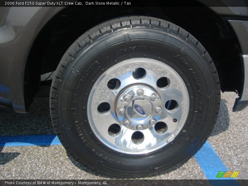 Dark Stone Metallic / Tan 2006 Ford F250 Super Duty XLT Crew Cab