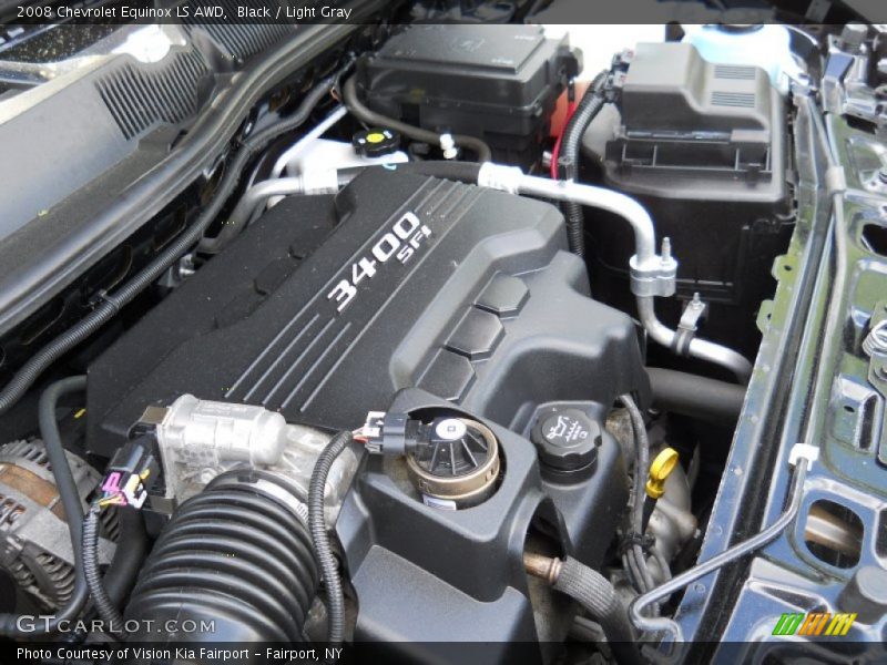 Black / Light Gray 2008 Chevrolet Equinox LS AWD