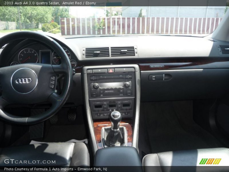 Amulet Red / Ebony 2003 Audi A4 3.0 quattro Sedan