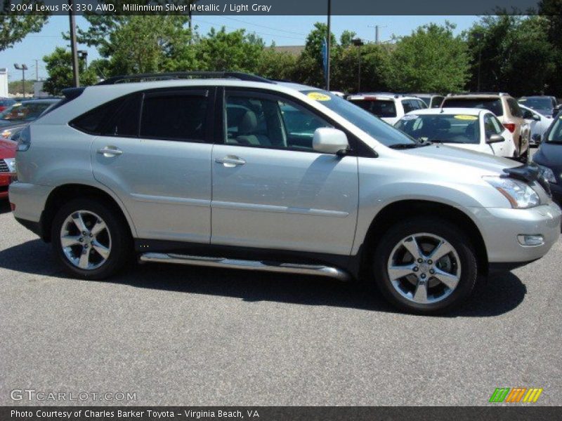 Millinnium Silver Metallic / Light Gray 2004 Lexus RX 330 AWD