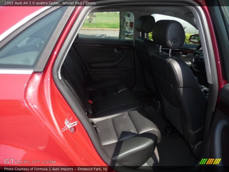 Amulet Red / Ebony 2003 Audi A4 3.0 quattro Sedan