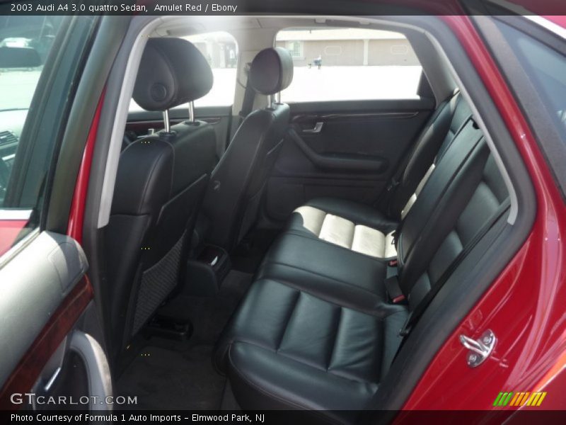 Amulet Red / Ebony 2003 Audi A4 3.0 quattro Sedan