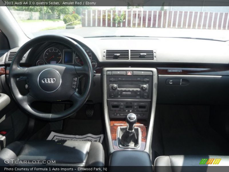 Amulet Red / Ebony 2003 Audi A4 3.0 quattro Sedan