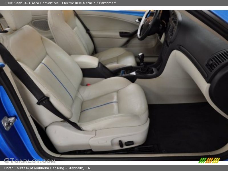 Electric Blue Metallic / Parchment 2006 Saab 9-3 Aero Convertible