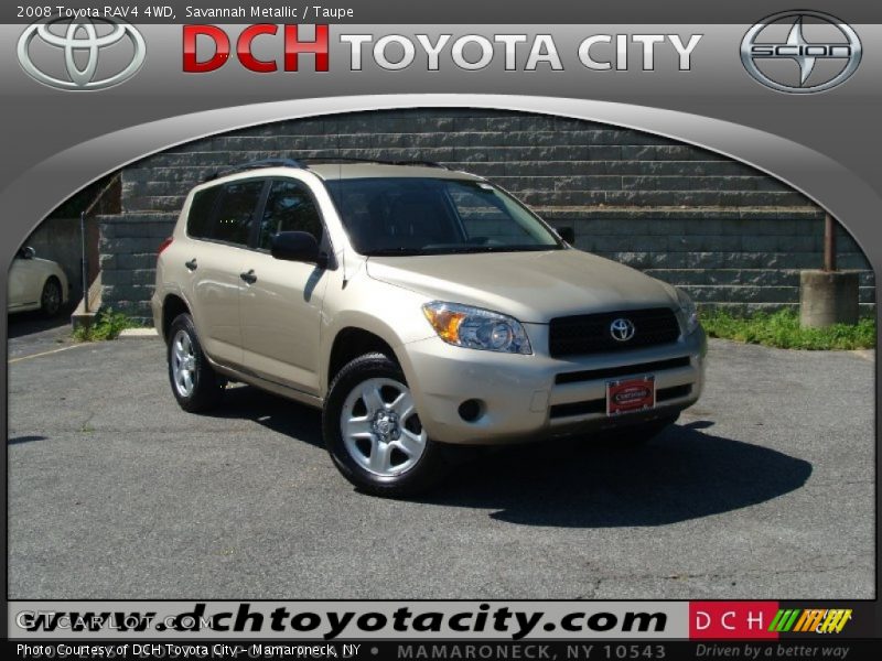 Savannah Metallic / Taupe 2008 Toyota RAV4 4WD