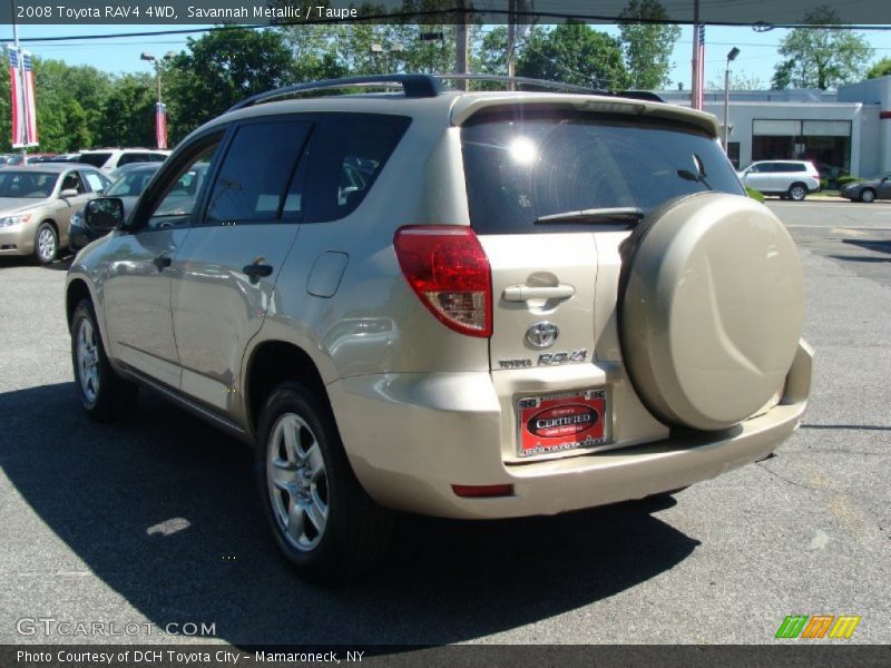 Savannah Metallic / Taupe 2008 Toyota RAV4 4WD