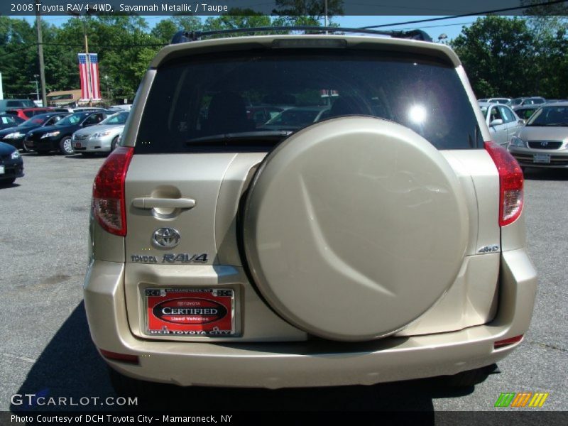 Savannah Metallic / Taupe 2008 Toyota RAV4 4WD