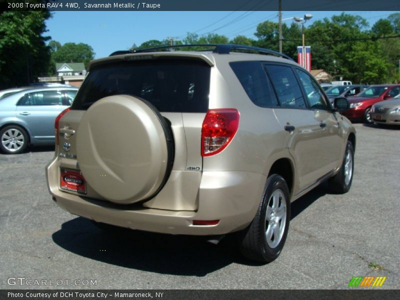 Savannah Metallic / Taupe 2008 Toyota RAV4 4WD