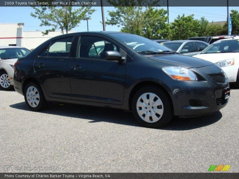 Flint Mica / Dark Charcoal 2009 Toyota Yaris Sedan