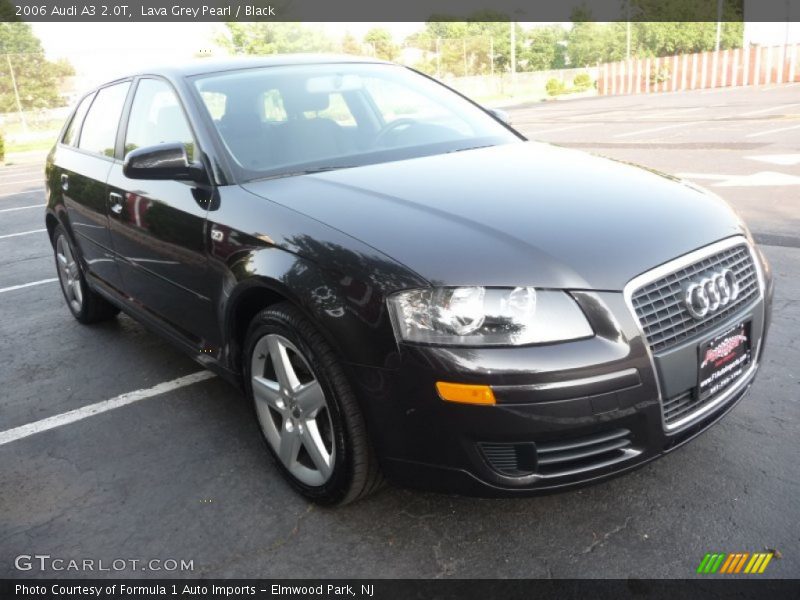 Lava Grey Pearl / Black 2006 Audi A3 2.0T