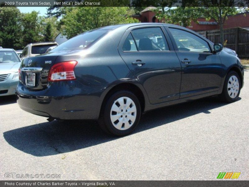 Flint Mica / Dark Charcoal 2009 Toyota Yaris Sedan