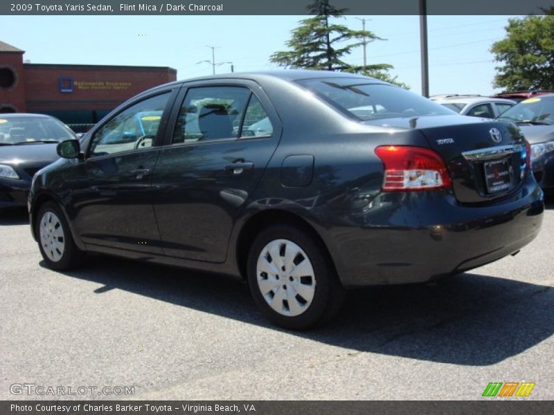 Flint Mica / Dark Charcoal 2009 Toyota Yaris Sedan
