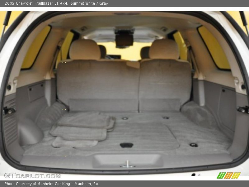 Summit White / Gray 2009 Chevrolet TrailBlazer LT 4x4