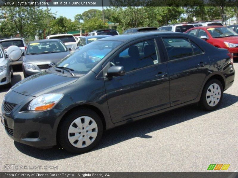 Flint Mica / Dark Charcoal 2009 Toyota Yaris Sedan