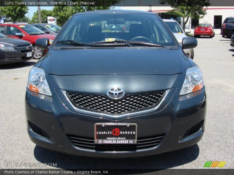 Flint Mica / Dark Charcoal 2009 Toyota Yaris Sedan