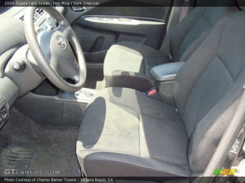 Flint Mica / Dark Charcoal 2009 Toyota Yaris Sedan