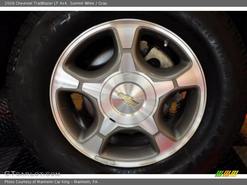 Summit White / Gray 2009 Chevrolet TrailBlazer LT 4x4