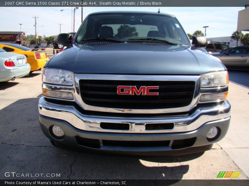 Stealth Gray Metallic / Ebony Black 2007 GMC Sierra 1500 Classic Z71 Crew Cab 4x4