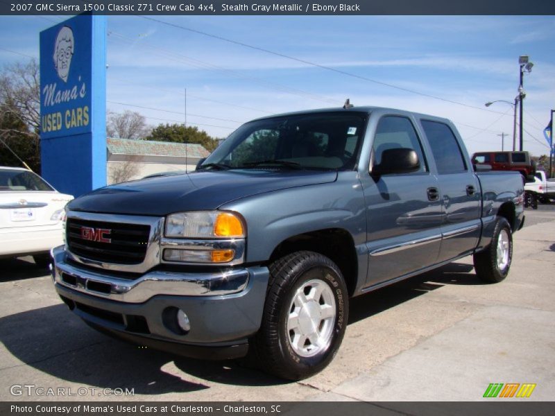 Stealth Gray Metallic / Ebony Black 2007 GMC Sierra 1500 Classic Z71 Crew Cab 4x4
