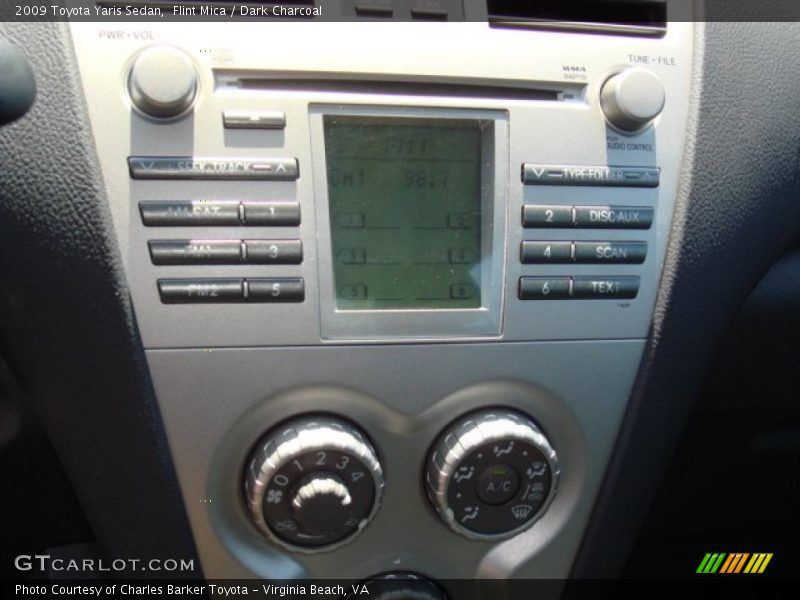 Flint Mica / Dark Charcoal 2009 Toyota Yaris Sedan