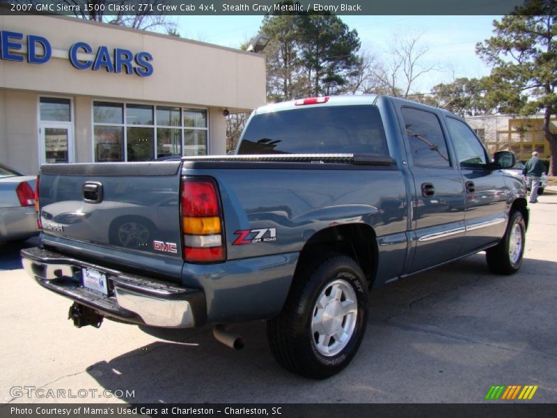 Stealth Gray Metallic / Ebony Black 2007 GMC Sierra 1500 Classic Z71 Crew Cab 4x4