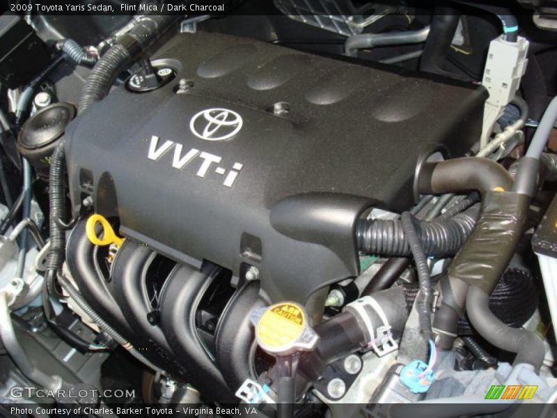 Flint Mica / Dark Charcoal 2009 Toyota Yaris Sedan