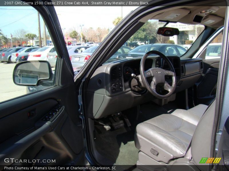 Stealth Gray Metallic / Ebony Black 2007 GMC Sierra 1500 Classic Z71 Crew Cab 4x4