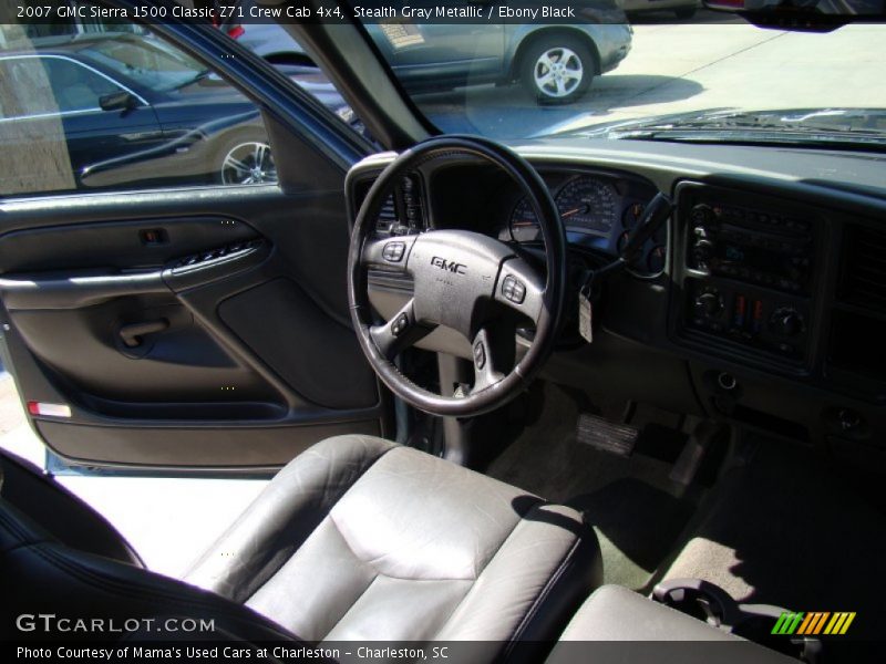 Stealth Gray Metallic / Ebony Black 2007 GMC Sierra 1500 Classic Z71 Crew Cab 4x4