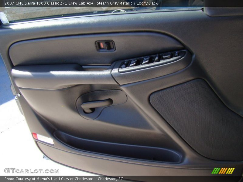 Stealth Gray Metallic / Ebony Black 2007 GMC Sierra 1500 Classic Z71 Crew Cab 4x4