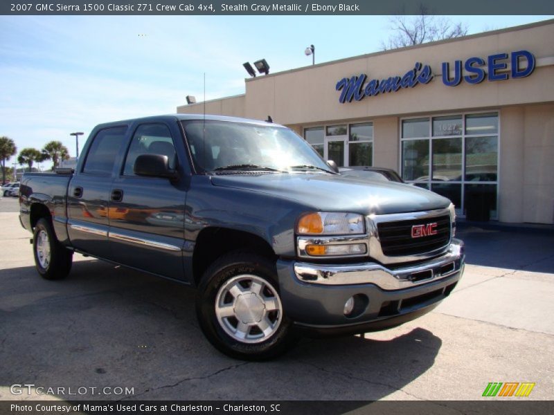Stealth Gray Metallic / Ebony Black 2007 GMC Sierra 1500 Classic Z71 Crew Cab 4x4
