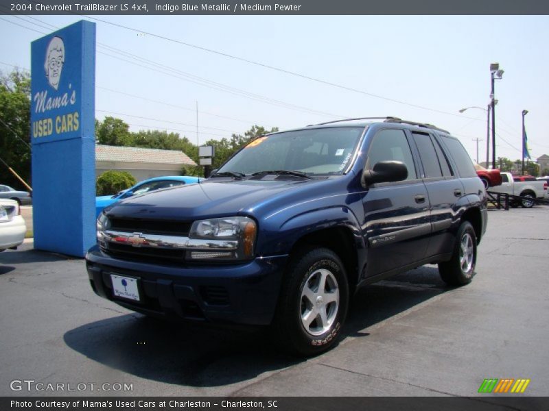 Indigo Blue Metallic / Medium Pewter 2004 Chevrolet TrailBlazer LS 4x4
