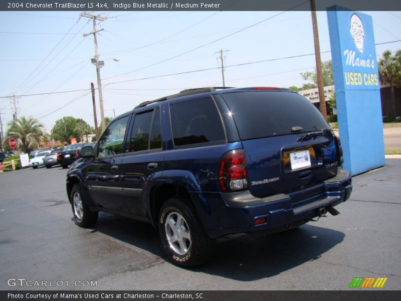 Indigo Blue Metallic / Medium Pewter 2004 Chevrolet TrailBlazer LS 4x4