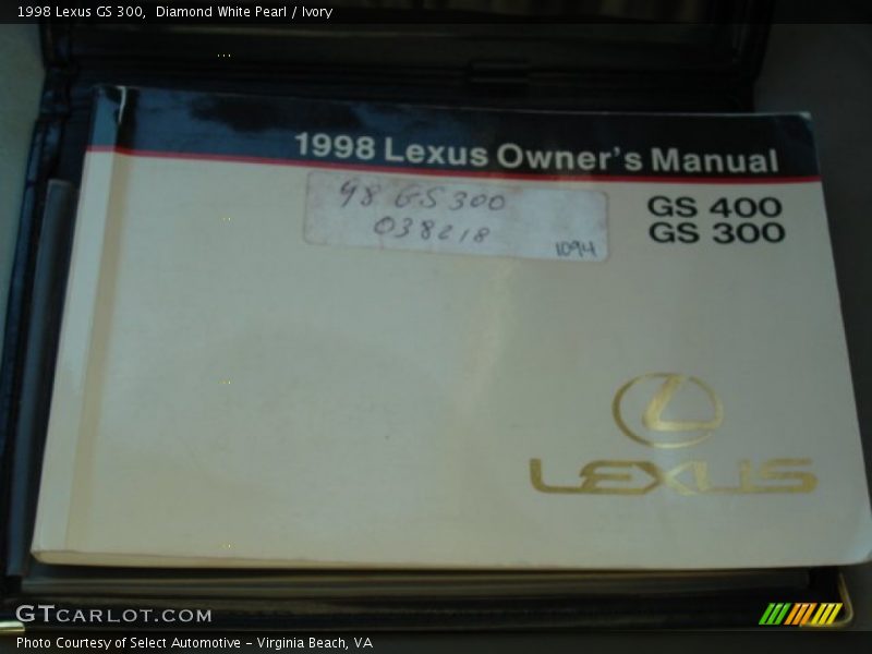Diamond White Pearl / Ivory 1998 Lexus GS 300