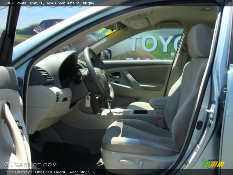 Aloe Green Metallic / Bisque 2009 Toyota Camry LE