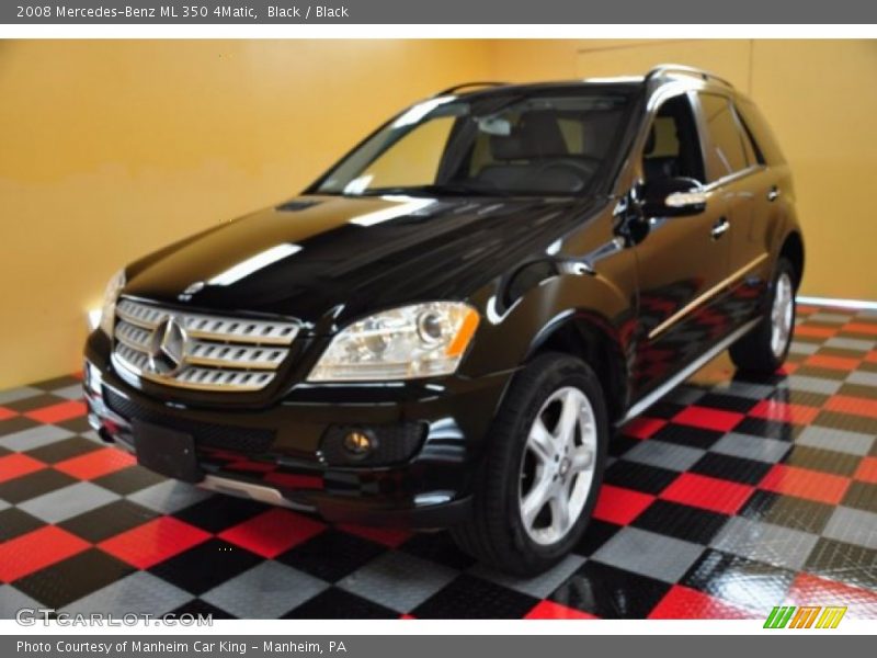 Black / Black 2008 Mercedes-Benz ML 350 4Matic