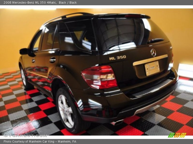 Black / Black 2008 Mercedes-Benz ML 350 4Matic