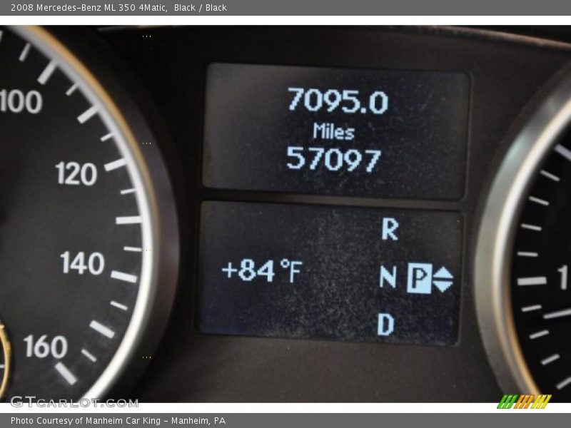 Black / Black 2008 Mercedes-Benz ML 350 4Matic