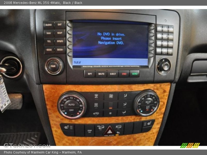 Black / Black 2008 Mercedes-Benz ML 350 4Matic